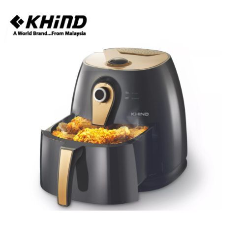 KHIND 4.6 Litre Air Fryer Double Knob | Model: ARF350 | Malaysian Brand