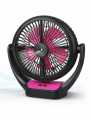 4000mAh Lithium Battery, AC/DC, Low Noise, Battery Standing Fan Rechargeable Four Speeds Portable Mist Cooling Table Fan JYSUPER JY-2533 Mist Cooling Fan. 