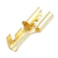 20 Pcs Brass Crimp Terminal 6.7mm Female Spade Connectors with 50VDC Circuit Thermal Breaker Thermal Protector. 