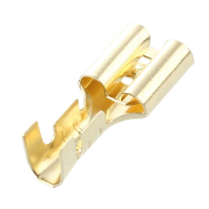 20%20Pcs%20Brass%20Crimp%20Terminal%206.7mm%20Female%20Spade%20Connectors%20with%2050VDC%20Circuit%20Thermal%20Breaker%20Thermal%20Protector%20-%20Image%204