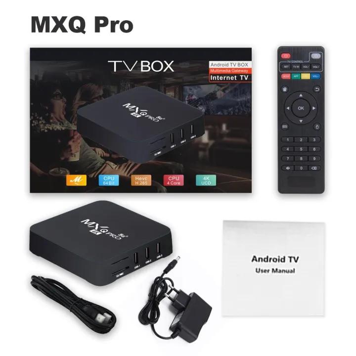 Mxq Pro 4k Android Tv Box Android TV BOX MXQ PRO 4K Ultra HD Smart TV