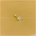 Shining Diamond Fuli Nose Ring for Women PanchaDhatu Alloy Elegant Design. 
