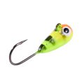 6PCS/Lot Winter Ice Fishing Hook Lure Metal Bait Fish 2.5Cm 2.3G. 