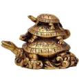 Three Tiered Turtle Tortoise Family For Health And Good Luck For Home Decorative Showpiece. 