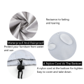 Dust Cover Outdoor Furniture Cover Sofa Chair Table Cover Rain and Snow Dust Cover Silver Gray Dust Cover. 