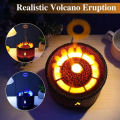 Volcano Humidifier Diffuser Water Drip 300ml  l with Calming volcano effect Night Light Auto-off. 