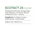 Ecotact 25: Hermetic Storage Bags for Grains (10 Package). 