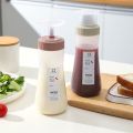 350ml Condiment Squeeze Bottle Ketchup Bottles /5 Nozzle Petal Shaped Bottle Cap Salad Sauce Dispenser with Scale Transparent Seasoning Jar Honey. 