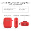Airpods Case Protective Soft Silicone Case Airpods Cover Colorful Rubber Airpods Sleeve compatible For Airpods Gen 1/2. 