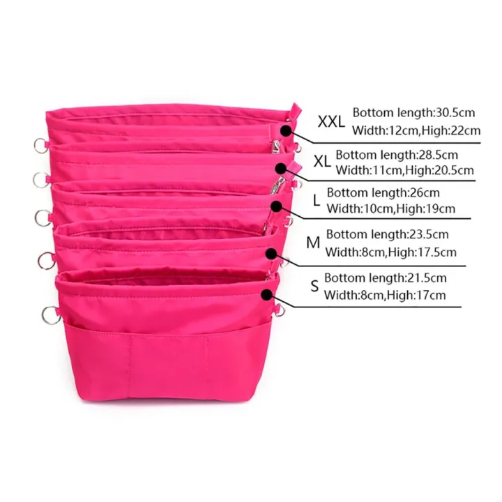 1Pcs%20New%20Storage%20Bags%20Insert%20Cosmetic%20Bag%20Portable%20with%20Zipped%20Top%20Linner%20Bag%20Felt%20Multi-Pocket%20Handbag%20Organizer%20Women%20-%20Image%203