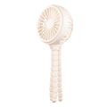 Handheld Adjustable Fan Hanging Fan Portable Summer Air Cooler Office Desktop Fan Outdoor Travel Hand Cooling Fan White. 