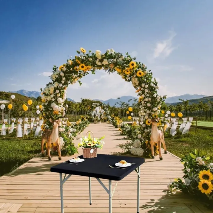 Durable%20Elastic%20Square%20Table%20Cover%2086X86CM%20Solid%20Color%20Stain-Resistant%20Tablecloth%20Stretch%20Folding%20Table%20Protector%20Party%20Decor%20-%20Image%208