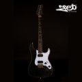 Jet Guitars JS 500 BLS Roasted Maple Sparkle Black w/ Gigbag. 