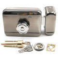 Door Security Access Electric Door Lock With Swiping Card Single Cylinder 12V DC Intelligent Remote Control Rim Lock. 