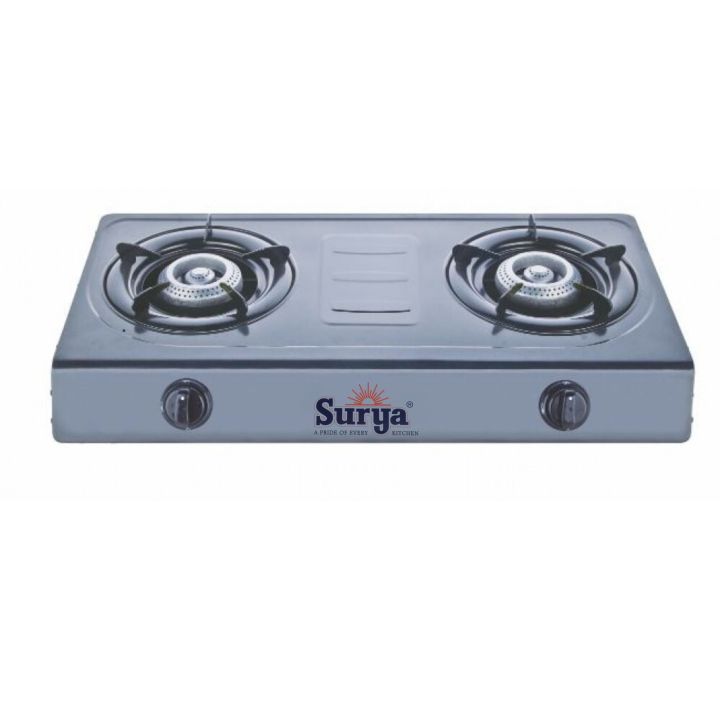 Surya Gas Stove 2 Burner Automatic - BLAZE