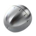 Stainless Steel 60-Minute Countdown Kitchen Cooking Mechanical Alarm Timer Clock -Shape. 