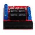 Microbit 4 Channel Relay Module Shield 5V High Trigger Programming Educational Kids Teaching Microbit Expansion Board DIY Programming Learning Parts. 