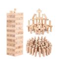 48-Piece Jenga Wooden Tumbling Tower Game with Numbered Blocks & Dice – Educational Toy for Kids & Adults, Family Game for Skill Development & Fun Nights. 