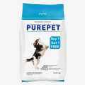 (Buy1Get1Free) PUREPET Chicken And Vegetable Puppy Dry Dog Food 3kg By Crown Aquatics. 