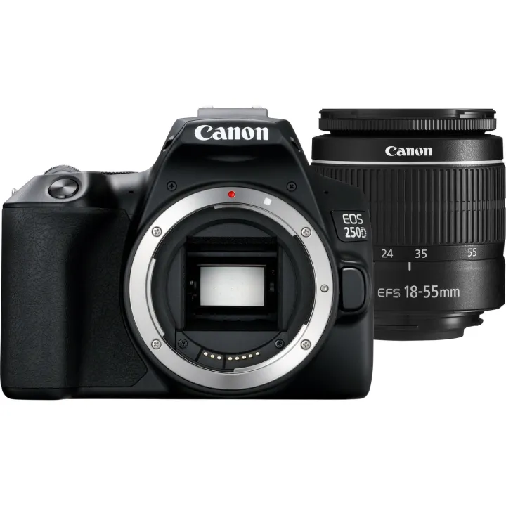 Canon%20Eos%20250D%2024.1Mp%20Digital%20Slr%20Camera%20+%20Ef-S%2018-55Mm%20Lens%20(Black)%20+%2016Gb%20Card%20-%20Image%203