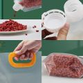 1.5L Transparent Grains Storage Bag Rice Moisture Proof Sealed Packaging Bag. 