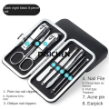 DISICHEN 8/9/11/16/19 Pcs Manicure Cutters Nail Clipper Set Stainless Steel Ear Spoon Nail Clippers Pedicure Nail Art Tool Manicure tools Special. 