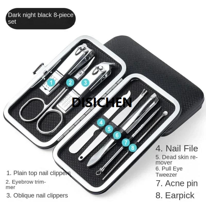 DISICHEN%208/9/11/16/19%20Pcs%20Manicure%20Cutters%20Nail%20Clipper%20Set%20Stainless%20Steel%20Ear%20Spoon%20Nail%20Clippers%20Pedicure%20Nail%20Art%20Tool%20Manicure%20tools%20Special%20-%20Image%207