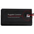 Battery Capacity Tester LCD Color Screen DC Voltmeter with Alarm Temperature Function for Electromobile 8-100V. 