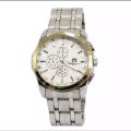 Millenium Round White Dial Analog Watch For Men. 