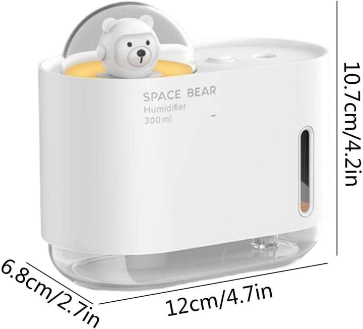 Air%20Humidifiers%20for%20Bedroom%20%7C%20300ml%20Space%20Bear%20Cold%20Fog%20Humidifier%20Silent%20Ultrasonic%20Humidifier%20for%20Bedroom%20and%20The%20Large%20Room%20-%20Image%204
