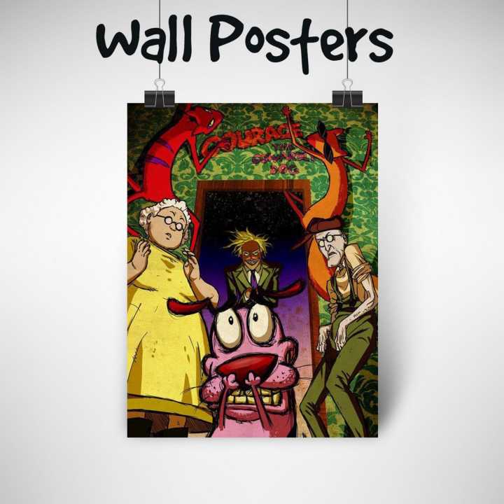 Courage the Coward Dog Family Wall Poster |Exclusive Release | Wall ...