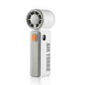 Outdoor Cooling Fan High-Speed Handheld Electric Fan Mini Handheld Violent Fan White. 