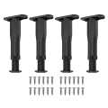 4PCS Adjustable Bed Frame Support Legs ( 8.3In-14.5In), Frame Center Slats Heavy Support Leg,for Frame/Sofa/Chair/Table Easy Install. 