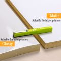 OUMERY 50 Sheets A4 White Self Adhesive Waterproof Sticker Label Matte Paper for Inkjet Printer Copier. 