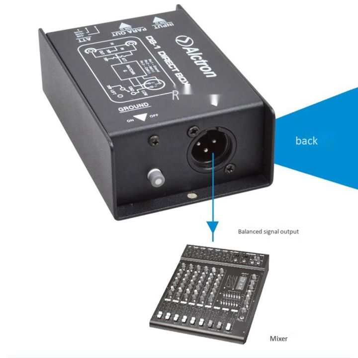 JINMY%202X%20DB-1%20Single%20Passive%20Impedance%20Converter%20DIBOX%20Front%20Stage%20Effector%20DI%20Box%20-%20Image%205