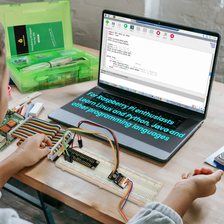 New%20Keyestudio%20Raspberry%20Pi%204B%20Basic/Super%20Starter%20Kit%20for%20Raspberry%20Pi%204%20DIY%20Complete%20Kit%20Python%20Programming%20Kit(NO%20RPI%20Board%20)%20-%20Image%205