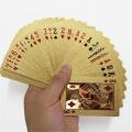 24K Gold Plastic Waterproof Playing Cards. 