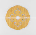 Hot Pot Stand /Mat(Wooden Bamboo Pattern) - For Simply Use in Kitchen and as Tableware. 