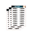 10 Pairs Eyebrow Tattoo for Men Realistic Fake Eyebrows Popular Transfer Sticker Mystic. 