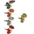Mini Dinosaur Toys Finger Biting Action Dinosaur Figures Toy Sets for Boys Kids Birthday Gift Cake Toppers. 