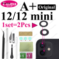 Wenefang 1set Original Back Camera Glass Lens for iPhone 14 11 12 13 Profesional Pro Max 15 Plus mini with Adhesive Repair Tools Cleaning. 
