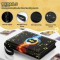 JAERBEE Trading Card Binder with Sleeves, 400 Double Sided Pocket Trading Card Binder Premium 4 Pocket PU Card Collection. 
