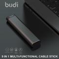 BUDI Multi-function Smart Adapter Portable Card Storage Data Cable USB Box Universal Card Reader for iPhone Samsung Accessories. 