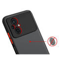 Matte Case for Poco M5 4G - Smoke Back Phone Cover with Camera Protection. 