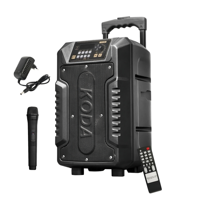 KODA%20KD-850%208Inch%20Karaoke%20Speaker,%20With%201x%20wireless%20mic,%2040%20Watts%20trolley%20speaker%20with%20Bluetooth%20and%20fm.%20Great%20Battery%20Backup%20%7C%20Indoors%20and%20outdoors%20in%20picnic%20or%20party%20%7C%7C%20Sold%20By%20Time%20Plaza%20-%20Image%202