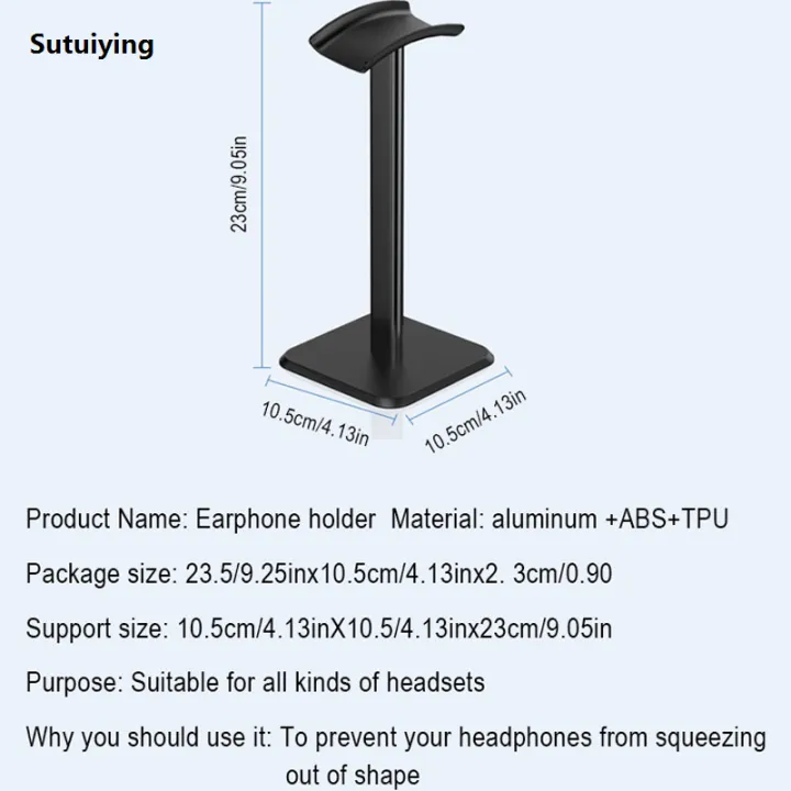 Sutuiying%20Desktop%20aluminium%20Alloy%20Aluminium%20Bluetooth%20Headset%20Stand%20Holder%20Portable%20Headphone%20Rack%20Mount%20Hanger%20wired%20Earphone%20Gamer%20Hanger%20PC%20-%20Image%206