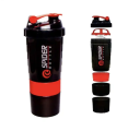 Spider Protein Shaker 3 In 1 Sports Water Bottle With Inserted Mixing Ball - 500ml. 