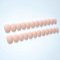 MAANGE 24Pcs Mini Nude Pink Fake Press On Nails With Glue & File CS22. 