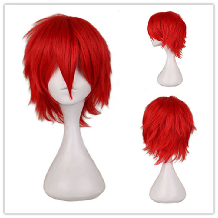 QQXCAIW%20Male%20Wig%20Black%20White%20Purple%20blonde%20Red%20Short%20Hair%20Cosplay%20Anime%20Costume%20Halloween%20Wigs%20Synthetic%20Hair%20With%20Bangs%20For%20Men%20-%20Image%205