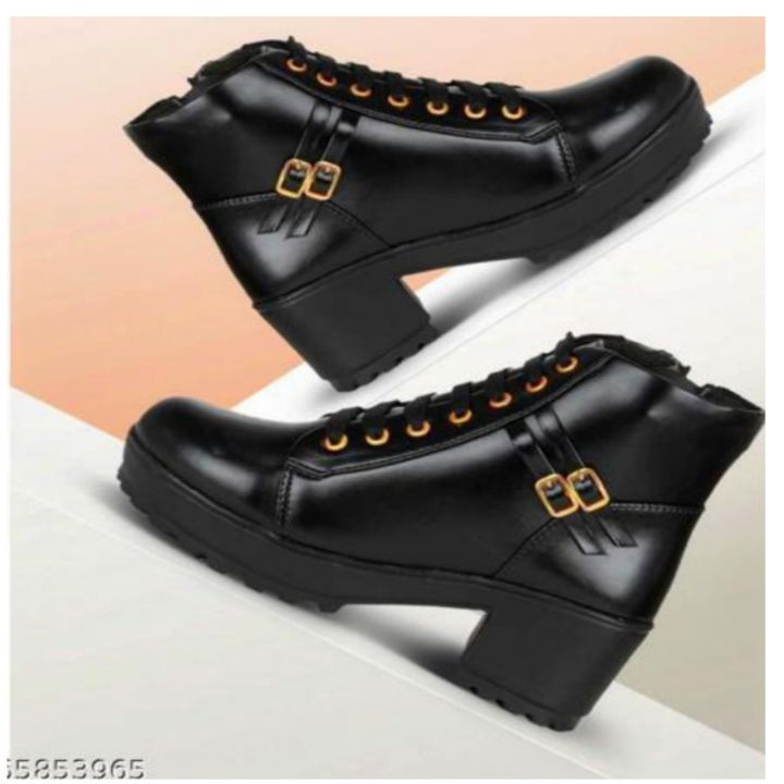 Stylish%20Casual%20Women's%20Heel%20Boots%20%E2%80%93%20Synthetic%20Leather,%20Rubber%20Sole,%20Winter%20Boots%20in%20Multiple%20Sizes%20-%20Image%204